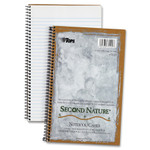 TOPS Second Nature Single Subject Wirebound Notebooks, 1 Subject, Medium/College Rule, Light Blue Cover, 9.5 x 6, 80 Sheets View Product Image