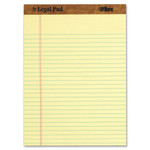 TOPS "The Legal Pad" Ruled Pads, Wide/Legal Rule, 8.5 x 11.75, Canary, 50 Sheets, Dozen View Product Image