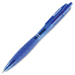 AbilityOne 7520016451147 SKILCRAFT VISTA Retractable Ballpoint Pen, 1.4mm, Blue Ink, Translucent Blue Barrel, Dozen View Product Image