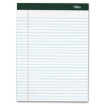 TOPS Double Docket Ruled Pads, Narrow Rule, 8.5 x 11.75, White, 100 Sheets, 4/Pack View Product Image
