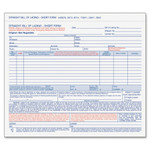 TOPS Hazardous Material Short Form, 7 x 8 1/2, Three-Part Carbonless, 250 Forms View Product Image