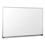 Universal Dry Erase Board, Melamine, 36 x 24, Satin-Finished Aluminum Frame View Product Image