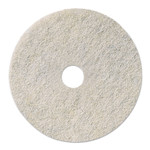 Boardwalk Natural White Burnishing Floor Pads, 19" Diameter, 5/Carton View Product Image