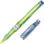 AbilityOne 7520016578559 SKILCRAFT Eco-Bottle Recycled Highlighter, Chisel Tip, Yellow, Dozen View Product Image
