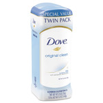 Dove Invisible Solid Antiperspirant Deodorant, Original Scent, 2.6 oz, 2/Park View Product Image