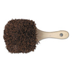 Boardwalk Utility Brush, Palmyra Bristle, Plastic, 8 1/2", Tan Handle View Product Image