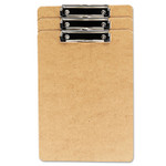 Universal Hardboard Clipboard, 1/2" Capacity, Holds 8 1/2w x 14h, Brown, 3/Pack View Product Image