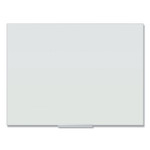 U Brands Floating Glass Ghost Grid Dry Erase Board, 48 x 36, White View Product Image