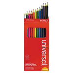 Universal Woodcase Colored Pencils, 3 mm, Assorted Lead/Barrel Colors, 24/Pack View Product Image