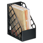 Universal Recycled Plastic Large Magazine File, 6 1/4 x 9 1/2 x 11 3/4, Black View Product Image