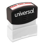 Universal Message Stamp, PAID ONLINE, Pre-Inked One-Color, Red View Product Image