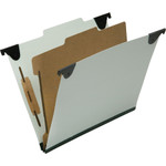 AbilityOne 7530016816253 SKILCRAFT Classification Folder, 1 Divider, Letter Size, Light Green, 10/Box View Product Image