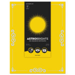 Astrobrights Foil Enhanced Certificates, 8 1/2" x 11", Solar Yellow, 25/Pk View Product Image