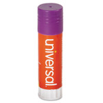 Universal Glue Stick, 1.3 oz, Applies Purple, Dries Clear, 12/Pack View Product Image