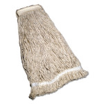 AbilityOne 7920009265493, SKILCRAFT, Cut End Wet Mop Heads, 31", Cotton/Rayon, Natural View Product Image