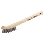 Weiler SA-29-SS Small Hand Wire Scratch Brush, .006 View Product Image