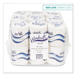 Windsoft Bath Tissue, Septic Safe, 2-Ply, White, 4 x 3.75, 400 Sheets/Roll, 18 Rolls/Carton View Product Image