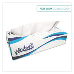 Windsoft Facial Tissue, 2 Ply, White, Flat Pop-Up Box, 100 Sheets/Box, 30 Boxes/Carton View Product Image