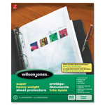 Wilson Jones Top-Loading Super Heavy Sheet Protectors, Nonglare Finish, Letter, 50/Box View Product Image