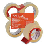 Universal Heavy-Duty Box Sealing Tape with Dispenser, 3" Core, 1.88" x 60 yds, Clear, 4/Box View Product Image