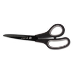 Universal Industrial Carbon Blade Scissors, 8" Long, 3.5" Cut Length, Black/Gray Straight Handle View Product Image