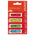 Universal Page Flags, Assorted Colors, 35 Flags/Dispenser, 4 Dispensers/Pack View Product Image