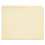 Universal Double-Ply Top Tab Manila File Folders, 1/5-Cut Tabs, Letter Size, 100/Box View Product Image