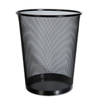Universal Mesh Wastebasket, 18 qt, Black View Product Image