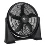 Alera 20" Super-Circulator 3-Speed Tilt Fan, Plastic, Black View Product Image