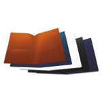 Universal Two-Pocket Plastic Folders, 11 x 8 1/2, Assorted, 10/Pack View Product Image