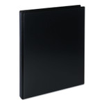 Universal Deluxe Round Ring View Binder, 3 Rings, 0.5" Capacity, 11 x 8.5, Black View Product Image