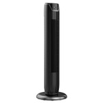 Alera 36" 3-Speed Oscillating Tower Fan with Remote Control, Plastic, Black View Product Image