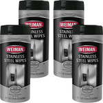 WEIMAN Stainless Steel Wipes, 7 x 8, 30/Canister, 4 Canisters/Carton View Product Image
