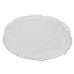 WNA Caterline Dome Lids, Plastic, 18" Diameter, 2 3/4" High, Clear, 25/Carton View Product Image