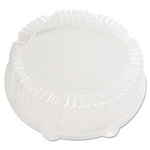 WNA Caterline Dome Lids, Plastic, 12" Diameter , 2 3/4" High, Clear, 25/Carton View Product Image