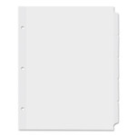 Universal Self-Tab Index Dividers, 5-Tab, 11 x 8.5, White, 36 Sets View Product Image