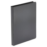 Universal Economy Round Ring View Binder, 3 Rings, 0.5" Capacity, 11 x 8.5, Black View Product Image