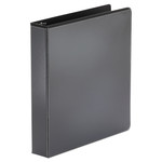 Universal Economy Round Ring View Binder, 3 Rings, 1.5" Capacity, 11 x 8.5, Black View Product Image