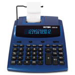 Victor 1225-3A Antimicrobial Two-Color Printing Calculator, Blue/Red Print, 3 Lines/Sec View Product Image