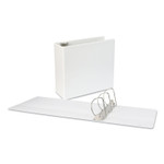 Universal Slant-Ring View Binder, 3 Rings, 5" Capacity, 11 x 8.5, White View Product Image