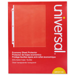 Universal Standard Sheet Protector, Economy, 8 1/2 x 11, Clear, 200/Box View Product Image