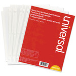Universal Top-Load Poly Sheet Protectors, Heavy Gauge, Nonglare, Clear 50/Pack View Product Image