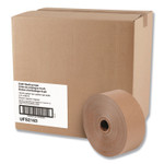 General Supply Gummed Kraft Sealing Tape, 3" Core, 2" x 600 ft, Brown, 12/Carton View Product Image