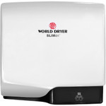 WORLD DRYER SLIMdri Hand Dryer, Aluminum, White View Product Image