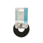 VELCRO Brand ONE-WRAP Pre-Cut Thin Ties, 0.25" x 8", Black, 25/Pack View Product Image