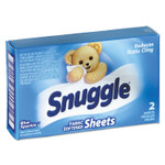 Snuggle Vend-Design Fabric Softener Sheets, Blue Sparkle, 2 Sheets/Box, 100 Boxes/Carton View Product Image