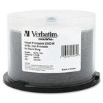 Verbatim DVD-R Discs 4.7GB 16X DataLifePlus White Inkjet Printable, 50/PK Spindle View Product Image