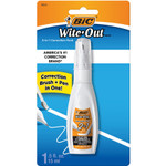 BIC Wite-Out 2-in-1 Correction Fluid, 15 ml Bottle, White View Product Image
