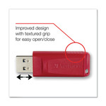 Verbatim Store 'n' Go USB Flash Drive, 8 GB, Red View Product Image