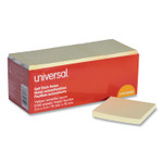 Universal Self-Stick Note Pads, 3" x 3", Yellow, 90-Sheet, 24/Pack View Product Image
